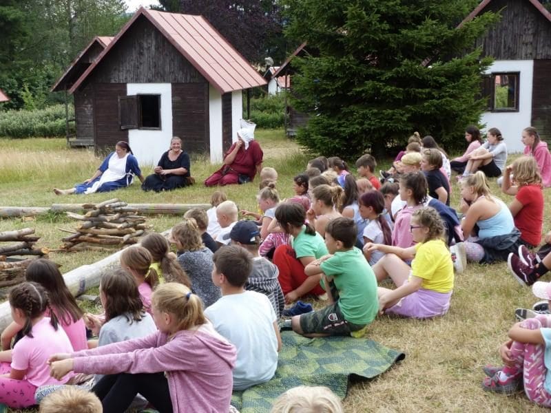 Děti na táboře